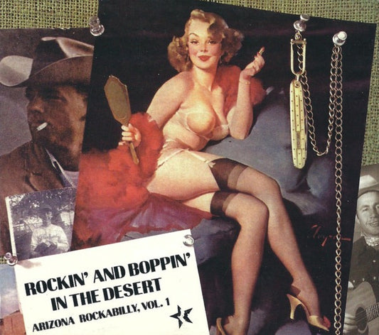Image of Front Cover of CD - VG+/VG+ - VARIOUS, Rockin' And Boppin' In The Desert : Arizona Rockabilly, Vol.1 (Bear Family Records; BCD 16230 AR, Germany 1999, Digipak, Booklet), ,  - 3916031C