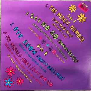 Image of Back Cover of 12" - VG+/EX - DE LA SOUL, 4 New Remixes (Tommy Boy; BLR14R, UK 2001, Picture Sleeve), ,  - 3946058S