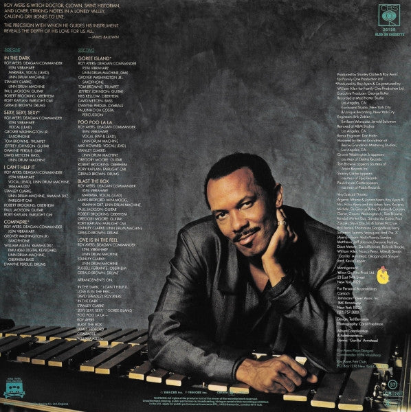 Image of Back Cover of LP - VG/VG - ROY AYERS, In The Dark (CBS Sunburst; CBS 26199, UK 1985), ,  - 3926017E