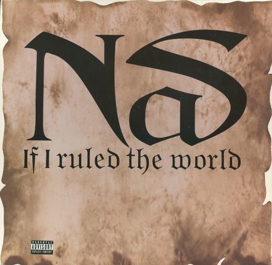 Image of Front Cover of 12" - VG/VG - NAS, If I Ruled The World (Columbia; 44 78327, US 1996, Picture Sleeve), Sleeve in opened shrink, minor cosmetic wear. ,  - 3916018C