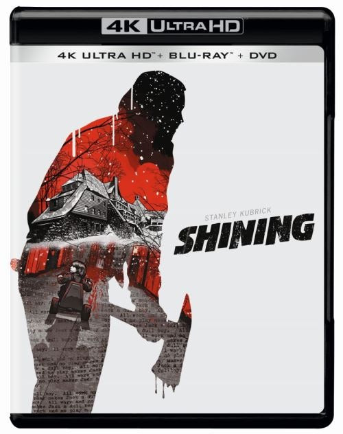 Image of Front Cover of 3xBlu-Ray - VG+/VG+ - STANLEY KUBRICK, The Shining (Warner Brothers; 5000263455, France , Slipcase, Booklet, 4K HD + Blu ray, languages English and French), ,  - 3936042E