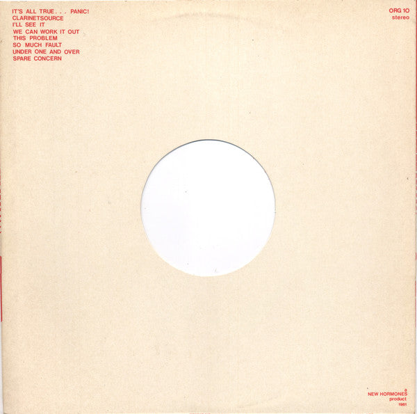 Image of Back Cover of LP - VG/VG - DISLOCATION DANCE, Slip That Disc! (New Hormones; ORG 10, UK 1981), ,  - 3926020E