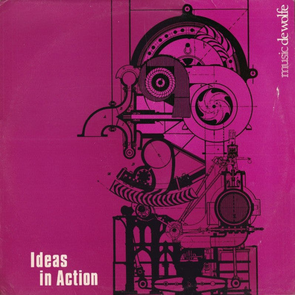 Image of Front Cover of LP - VG/VG+ - THE SOUNDS 70 ORCHESTRA, Ideas In Action (Music De Wolfe; DWS/LP 3396, UK 1979), , ` - 3946091S