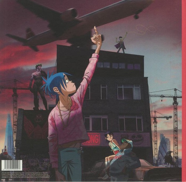 Image of Back Cover of LP - NEW/NEW - GORILLAZ, Song Machine Season One (Parlophone; 0190295209407, Europe 2020, Book Sleeve, Inner), ,  - 3836069E