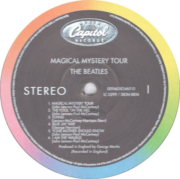 Image of Label Cover of LP - VG+/VG+ - THE BEATLES, Magical Mystery Tour (Capitol; 2835, UK 2017 Reissue, Gatefold, Original Booklet, NO New Booklet, 180 Gram Vinyl), ,  - 3946074S