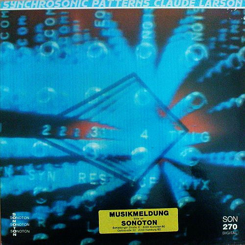 Image of Front Cover of LP - VG/VG+ - CLAUDE LARSON, Synchrosonic Patterns (Sonoton; SON 270, Germany 1987), Stickered Sleeve,  - 3946101S