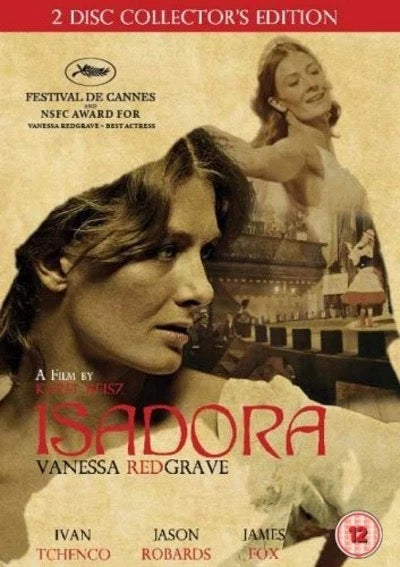 Image of Front Cover of 2xDVD - VG+/VG - KAREL REISZ, Isadora (Odeon Entertainment; ODNF216, UK ), ,  - 3936057E