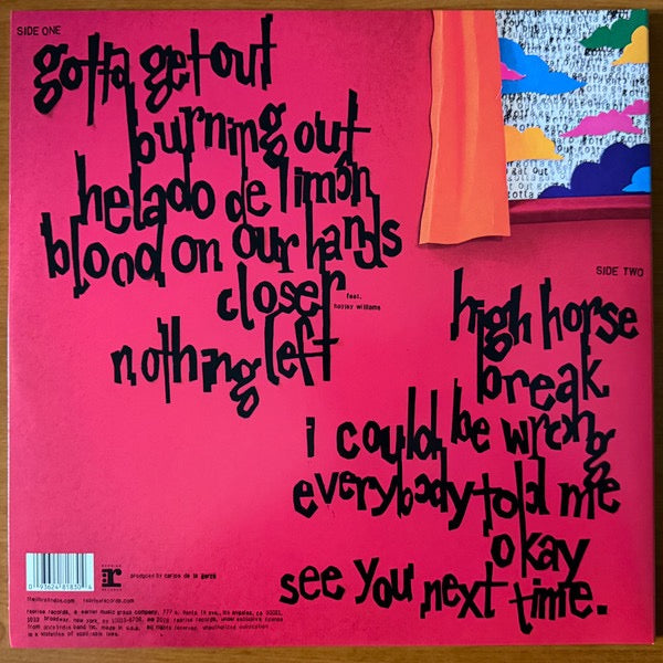 Image of Back Cover of LP - NEW/NEW - THE LINDA LINDAS, Gotta Get Out (Reprise Records; 093624818304, US 2026, Eco Mix Purple/Pink Vinyl), , The Linda Lindas  third album, Gotta Get Out, captures the urgent, restless energy of breaking free to discover a bold, new identity. The record evolves their signature Gen-Z punk grit with adventurous synth textures and anthemic, sing-along grooves. Gotta Get Out is the definitive statement from a band fully coming into their own, showcasing the most ambitious and wid
