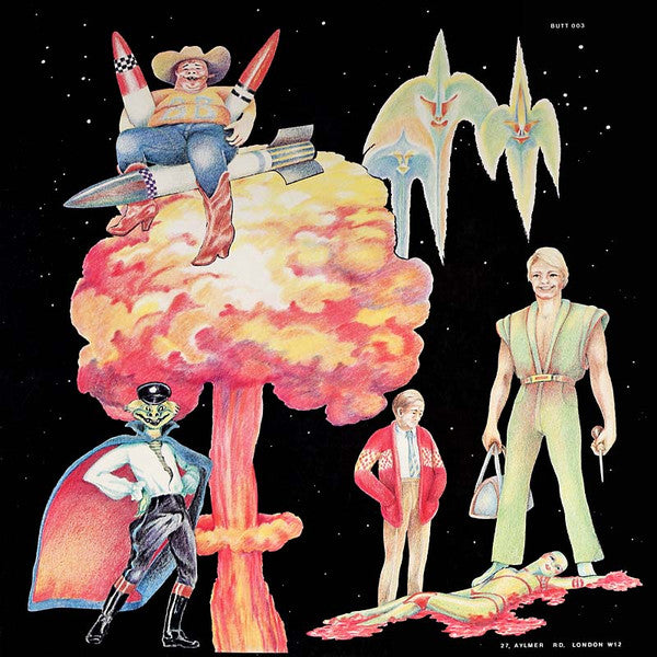 Image of Back Cover of LP - VG/VG+ - MOTHER GONG, Robot Woman (Butt; BUTT 003, UK 1982, Poster), Edge Wear,  - 3946107S