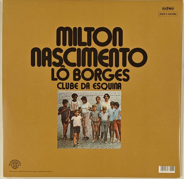 Image of Back Cover of 2xLP - NEW/NEW - MILTON NASCIMENTO & L  BORGES, Clube Da Esquina (Transoce nica; 86601, Portugal 2026 Reissue, Gatefold, Insert, 180g), ,  - 3916107C