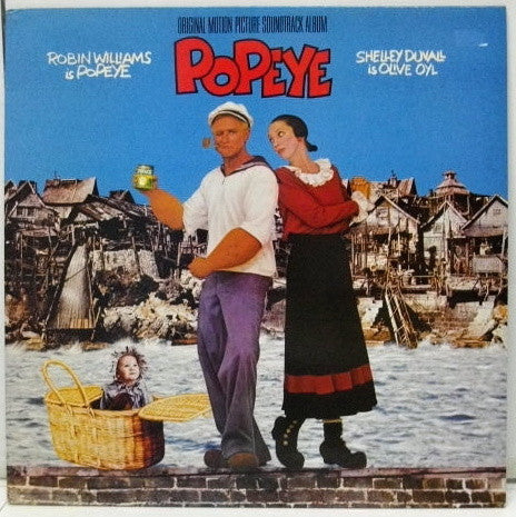 Image of Front Cover of LP - VG/EX - VARIOUS, Popeye - Original Motion Picture Soundtrack Album (Epic; S EPC 70203, UK 1980, Promo Stamped Sleeve), Edge Wear, Marks On Back Sleeve,  - 3946113S