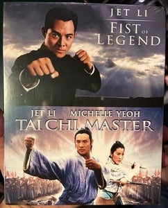 Image of Front Cover of 2xBlu-Ray - VG+/VG+ - JET LI, MICHELLE YEOH, Fist of Legend & Tai Chi Master (; RF0025, US , Box Set, all Regions), ,  - 3936074E