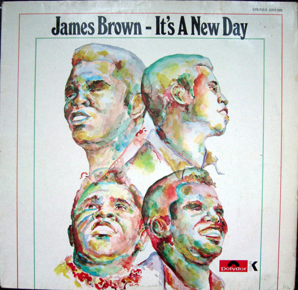 Image of Front Cover of LP - VG/VG - JAMES BROWN, It's A New Day - Let A Man Come In (Polydor Red Label; 2310 029, Germany 1970), A little writing on front and back of sleeve.,  - 3926087E