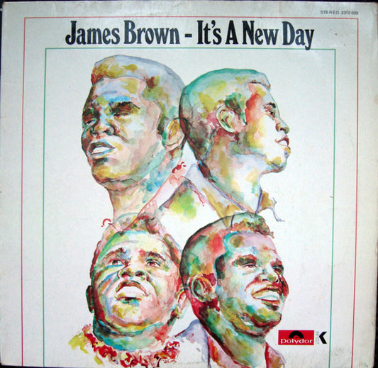 Image of Front Cover of LP - VG/VG - JAMES BROWN, It's A New Day - Let A Man Come In (Polydor Red Label; 2310 029, Germany 1970), A little writing on front and back of sleeve.,  - 3926087E