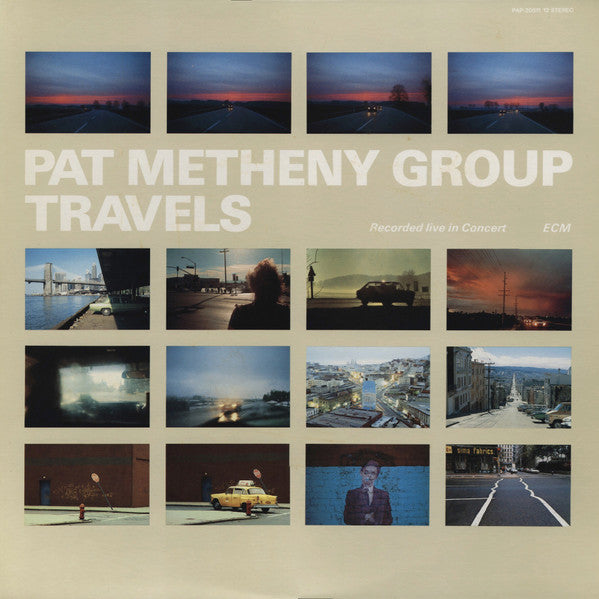 Image of Front Cover of 2xLP - VG/EX - PAT METHENY GROUP, Travels (ECM Records; ECM 1252 / 53, Japan 1983, Gatefold, Obi Strip), Light Marks On Front Sleeve,  - 3946133S