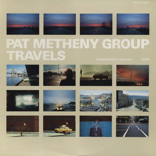 Image of Front Cover of 2xLP - VG/EX - PAT METHENY GROUP, Travels (ECM Records; ECM 1252 / 53, Japan 1983, Gatefold, Obi Strip), Light Marks On Front Sleeve,  - 3946133S