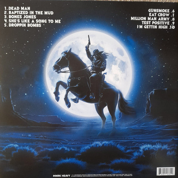Image of Back Cover of LP - EX/EX - TEXAS HIPPIE COALITION, Gunsmoke (MNRK Heavy; MNK-LP-441355, US 2024, Red With Black/Orange Splatter Vinyl), ,  - 3926119E
