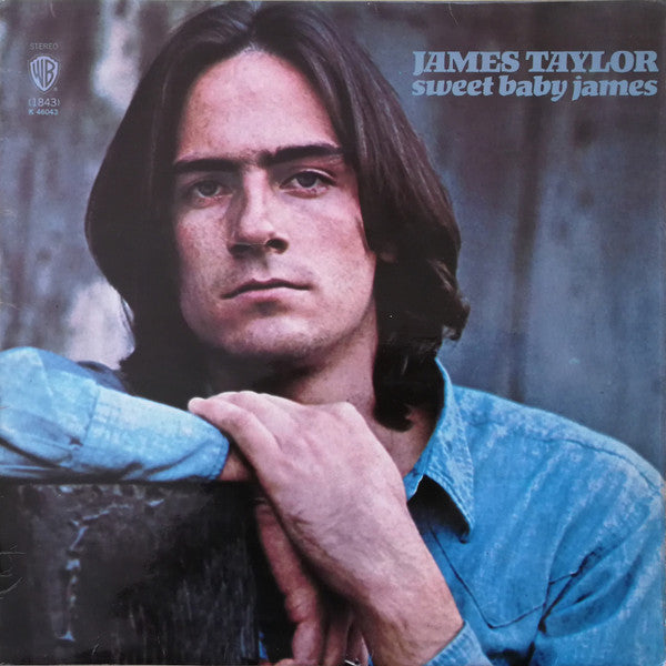 Image of Front Cover of LP - VG/VG - JAMES TAYLOR, Sweet Baby James (Warner Bros. Records Green Labels; K 46043, UK 1972 Reissue), A few light marks, Patented inner has been cut into round shape,  - 3916068C