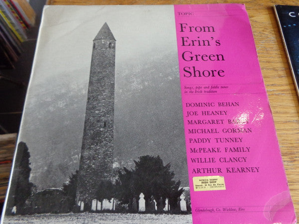 Image of Front Cover of LP - VG+/VG - VARIOUS, From Erin's Green Shore (Topic Records; TPS 168, UK , Laminated Front Sleeve), Strong VG,  - 3926129E