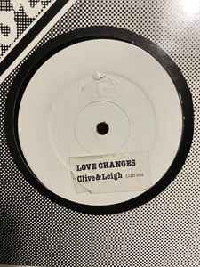 Image of Front Cover of 12" - /VG - CLIVE & LEIGH, Love Changes (Tim Records; CLSD 006, UK ), Light marks on disc. Dont affect play.,  - 3946191S