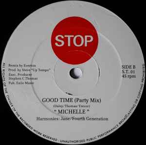 Image of Back Cover of 12" - /EX - MICHELLE , Good Time (Stop; S.T. 01, UK ), ,  - 3946192S