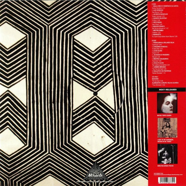 Image of Back Cover of LP - EX/VG - VARIOUS, Brazil Primitivo Vol 1: Rhythms Legends & Styles 1899-1963 (Sound Miracle Recordings; SSMM 005, Spain 2019, Insert, NO CD. Clear Vinyl With OBI), Still In Opened Shrinkwrap,  - 3916160C
