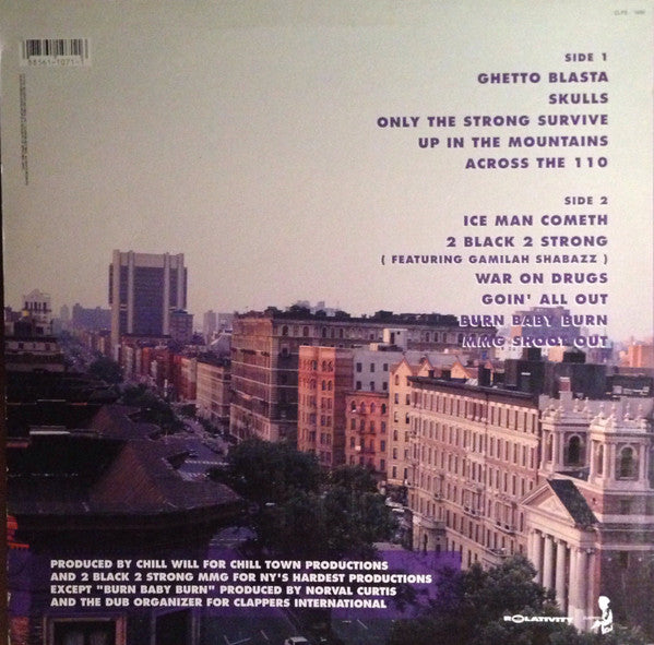 Image of Back Cover of LP - VG/VG+ - 2 BLACK 2 STRONG MMG, Doin' Hard Time On Planet Earth (Relativity; 88561-1071-1, US 1991, Picture Sleeve, Inner), ,  - 3926066E