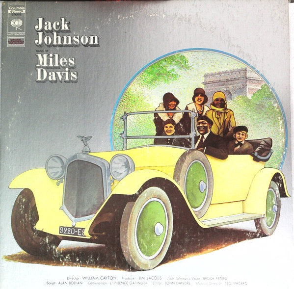 Image of Front Cover of LP - VG/G+ - MILES DAVIS, Jack Johnson (Original Soundtrack Recording) (Columbia Masterworks; S 30455, US 1971), Quite a few light, streaky marks.,  - 3916234C
