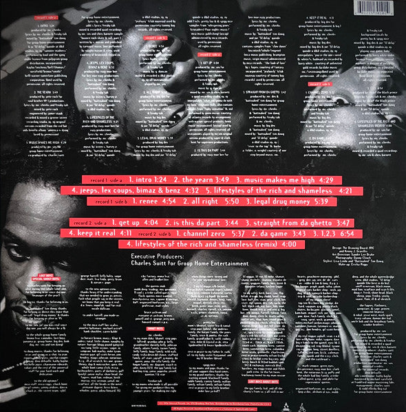 Image of Back Cover of LP - VG/VG+ - LOST BOYZ, Legal Drug Money (Universal Records; U2-53010, US 1996), Light marks only. Light creasing on sleeve.,  - 3946201S