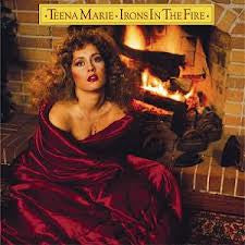 Image of Front Cover of LP - VG/VG - TEENA MARIE, Irons In The Fire (Motown; 5372ML, US 1985, Inner), Mark on track B1 but doesn't affect play. Sticker residue on sleeve. Small tear.,  - 3946200S