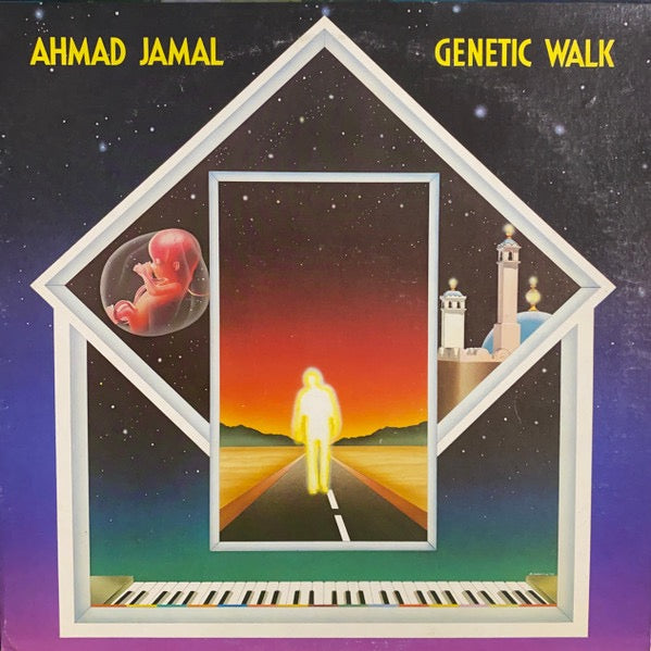 Image of Front Cover of LP - VG/G+ - AHMAD JAMAL, Genetic Walk (20th Century Fox Records; T-600, US 1980), A fair few light marks but plays pretty well with only ocassional surface noise.,  - 3916235C