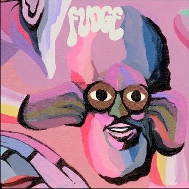 Image of Front Cover of 2xLP - NEW/NEW - MICHAEL KIWANUKA, Fudge (Polydor; 7595965, UK 2026, Pink Vinyl / Indie Exclusive), , Michael Kiwanuka's Fudge is a free and instinctive album shaped by spontaneity, emotion and creative joy. It was inspired in part by the late Chick Corea's encouragement to embrace what you love without worrying about what others think. Artwork is by Stevie Gee. - 9416373C