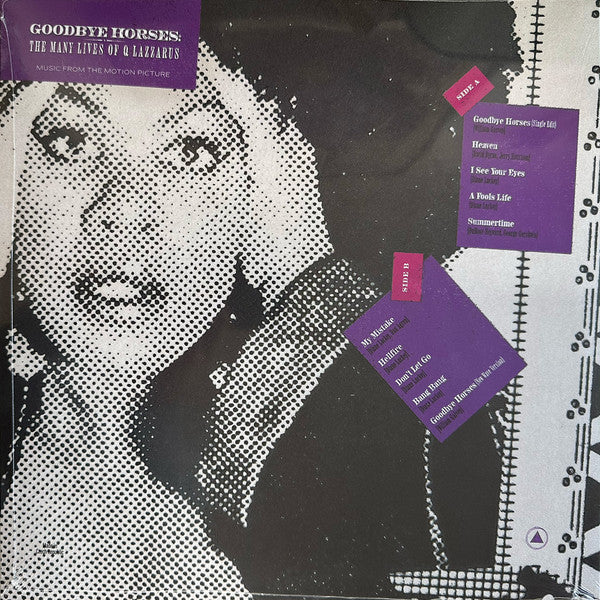 Image of Back Cover of LP - EX/EX - Q LAZZARUS, Goodbye Horses: The Many Lives Of Q Lazzarus (Music From The Motion Picture) (Sacred Bones Records; SBR356BE, US 2025, Inner, Pink Black Splatter Vinyl, Ltd to 500), ,  - 3946181S