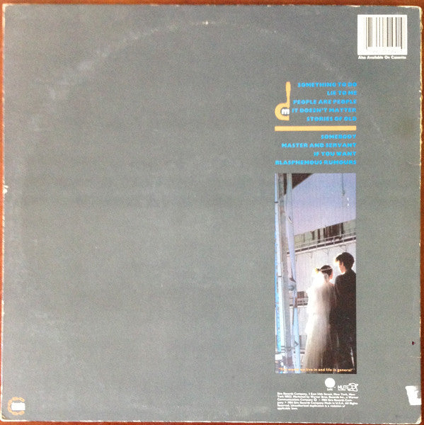 Image of Back Cover of LP - EX/VG - DEPECHE MODE, Some Great Reward (Sire ; 1-25194, US 1984, Inner, Allied Pressing), Storage Marks - Plays VG+, Inner Split,  - 3926194E