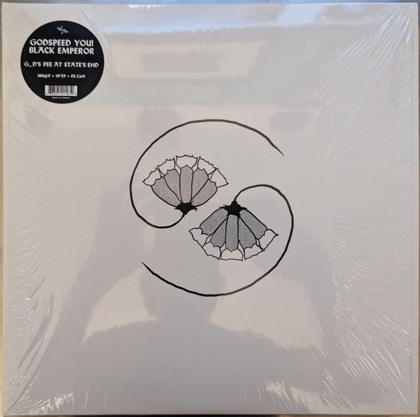 Image of Front Cover of LP - VG+/VG - GODSPEED YOU! BLACK EMPEROR, G_d's Pee At State's End! (Constellation; CST156, Canada 2021, Gatefold, 2 Inners & Insert, With 10". 180g. Side A KR), Still In Opened Shrinkwrap With Hype Sticker,  - 3916179C
