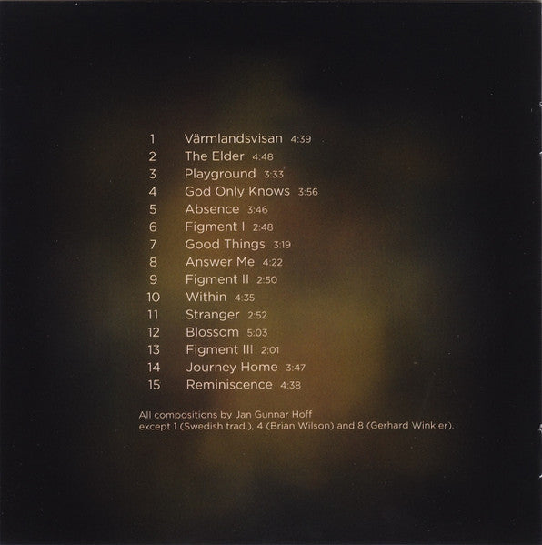 Image of Back Cover of CD - VG+/VG - JAN GUNNAR HOFF, Stories (2L; 2L-131-SABD, Norway 2016, Super Jewel case), Light scratches on one disc.,  - 3836213E