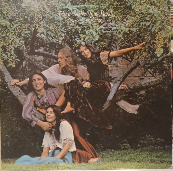 Image of Front Cover of LP - VG+/VG - THE INCREDIBLE STRING BAND, Changing Horses (Elektra Butterfly Labels With Made In UK On Labels; K 42037, UK 1970s Reissue), Just a few wispy marks,  - 3916201C