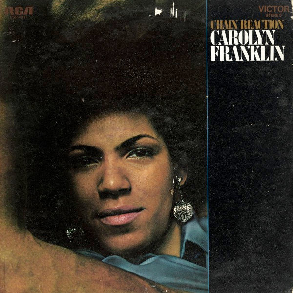 Image of Front Cover of LP - VG/VG - CAROLYN FRANKLIN, Chain Reaction (RCA Victor; LSP-4317, US 1970, Pasteback Sleeve), Edge Wear,  - 3916272C