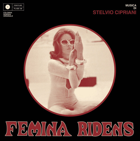 Image of Front Cover of LP - VG+/VG+ - STELVIO CIPRIANI, Femina Ridens (Colonna Sonora Originale) (Four Flies Records; FLIES 38, Italy 2019 Reissue), ,  - 3926145E