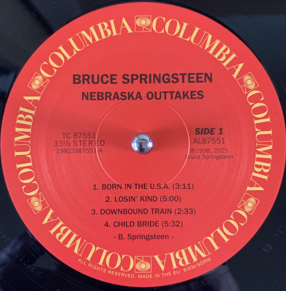 Image of Label Cover of 4xLP - VG+/VG+ - BRUCE SPRINGSTEEN, Nebraska '82: Expanded Edition (Columbia; 19802887551, Europe 2025 Reissue, Book Sleeve, Booklet, with Blu-ray), ,  - 3946236S