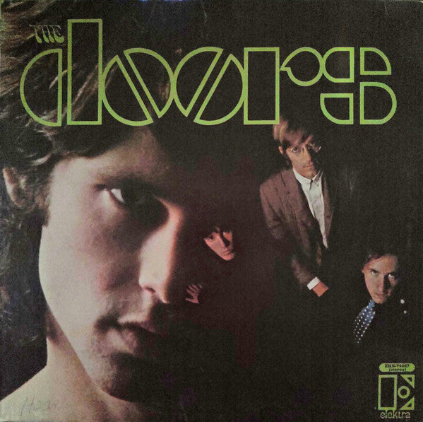 Image of Front Cover of LP - G+/G+ - THE DOORS, The Doors (Elektra Gold; EKS74007, US 1967, Stereo, Santa Maria Presssing, (Weill-Brecht. Harms Co. ASCAP)" publishing credit on Side One label below Alabama Song (Whiskey Bar).), Company Inner, Edge and Ring Wear,  - 3926146E