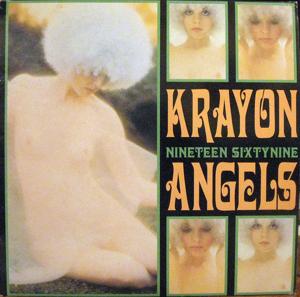 Image of Front Cover of 12" - VG+/G+ - KRAYON ANGELS, Nineteen Sixtynine (Dig The Fuzz Records; DIG 041, UK 2000, Black Die Cut Inner, Originally Recorded 1969), Odd manufacture surface marks,  - 3916210C