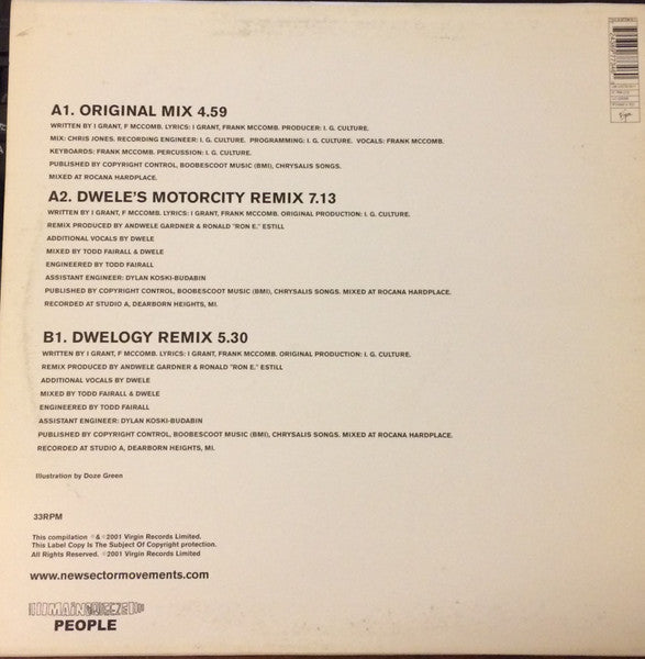 Image of Back Cover of 12" - VG/VG+ - NEW SECTOR MOVEMENTS, The Sun (Virgin; VSTX 1811, UK 2001), ,  - 3946296S