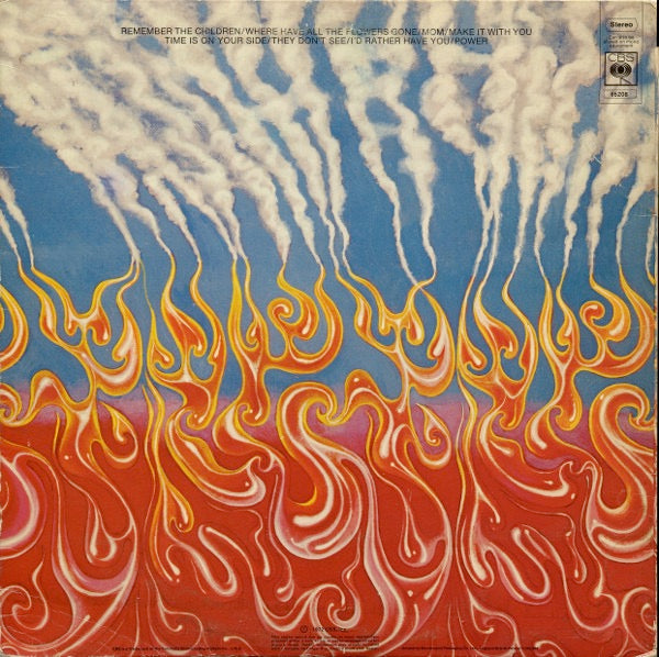 Image of Back Cover of LP - VG/VG - EARTH, WIND & FIRE, Last Days And Time (CBS; 65208, UK 1972, Gatefold), Edge wear.,  - 3916295C