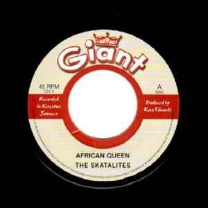 Image of Back Cover of 7" - /VG+ - THE SKATALITES / BOBBY AITKEN, African Queen / Garden Of Eden (Giant; GN 4, UK 2009), Light marks only,  - 3926247E