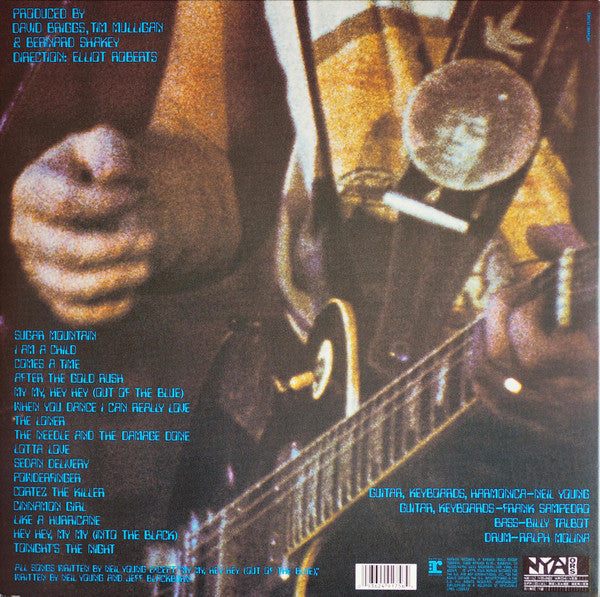 Image of Back Cover of 2xLP - VG+/VG+ - NEIL YOUNG & CRAZY HORSE, Live Rust (Reprise; 9362-49175-6, Europe 2017 Reissue, Gatefold, 2 Inners, 180 Gram Vinyl), ,  - 3926271E