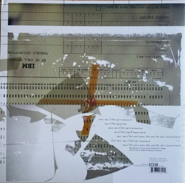 Image of Back Cover of 2xLP - EX/EX - J HANN J HANNSSON, IBM 1401, A User's Manual (4AD; DAD 2609, UK 2017 Reissue, Embossed Gatefold Sleeve, 2 Inners, Clear Vinyl), ,  - 3926277E