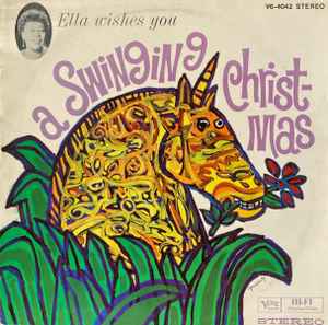 Image of Front Cover of LP - VG/VG - ELLA FITZGERALD, Ella Wishes You A Swinging Christmas (Verve Records; V6-4042, Germany ), Light marks on disc. Plays well. Light wear to sleeve with ringwear. Some writing on sleeve.,  - 3926255E
