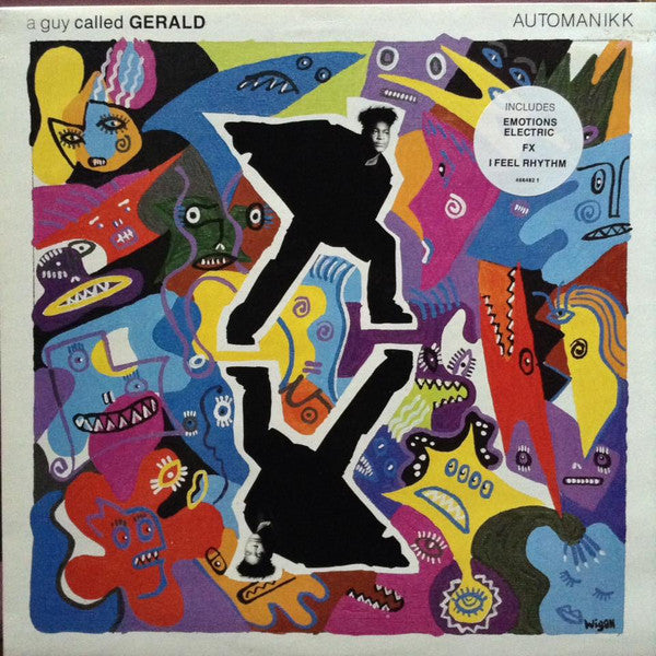 Image of Front Cover of LP - VG/G+ - A GUY CALLED GERALD, Automanikk (CBS; 466482 1, UK 1990), Marks on either side of disc.,  - 0946179S