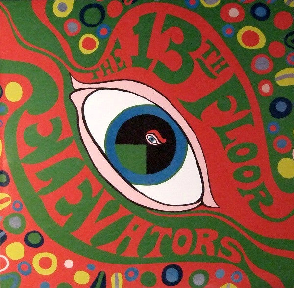 Image of Front Cover of LP - VG+/VG - THE 13TH FLOOR ELEVATORS, The Psychedelic Sounds Of The 13th Floor Elevators (Get Back; GET 90593, Italy 2002 Reissue, Red vinyl), ,  - 3926308E